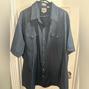 Ely Cattlemen pearl snap down short sleeve